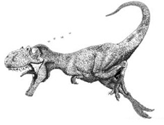 Tyrannosaurus et les mouches