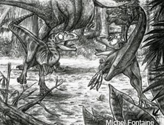 Jeunes tyrannosaurus